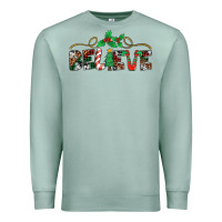 Seafoam believe santa claus christmas Premium Sweatshirt - Jasminsmagicworld
