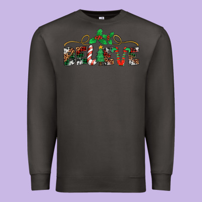 Believe Santa Claus Christmas Premium Sweatshirt Designed By Jasminsmagicworld