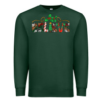 Sports Green believe santa claus christmas Premium Sweatshirt - Jasminsmagicworld