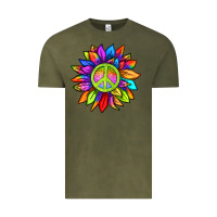 Vintage Olive pride sunflower Vintage Tee - texasbilliewilder