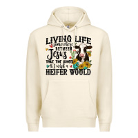 Tofu living life somewhere between jesus take the wheel Premium Hoodie - MaliasSmallBusiness