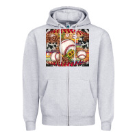 Heather Grey baseball leopard cowhide sunflower Zipper Hoodie - JahusDesignShop