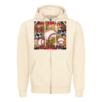 Sandshell baseball leopard cowhide sunflower Zipper Hoodie - JahusDesignShop