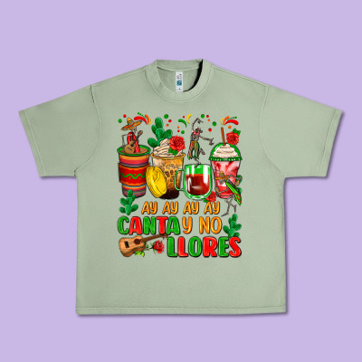 Ay Ay Ay Ay Canta Y No Llores Coffee Cups Urban Heavy Tee Designed By Zillion Design Studio