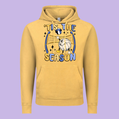 Vintage Hoodie tis the season volleyball