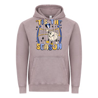 Vintage Zinc tis the season volleyball Vintage Hoodie - MaliasSmallBusiness