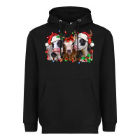 Black funny christmas heifers Heavyweight Hoodie - Jasminsmagicworld