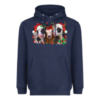 Navy funny christmas heifers Heavyweight Hoodie - Jasminsmagicworld