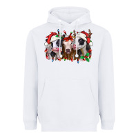 White funny christmas heifers Heavyweight Hoodie - Jasminsmagicworld