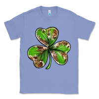 Colony Blue Cowhide leopard shamrock 4th of july Classic Tee - Neo Western