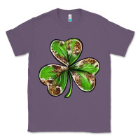Lavender Cowhide leopard shamrock 4th of july Classic Tee - Neo Western