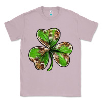 Lilac Cowhide leopard shamrock 4th of july Classic Tee - Neo Western