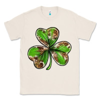 Natural Cowhide leopard shamrock 4th of july Classic Tee - Neo Western