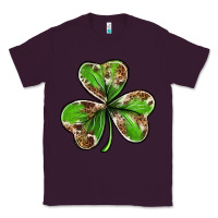 Plum Cowhide leopard shamrock 4th of july Classic Tee - Neo Western