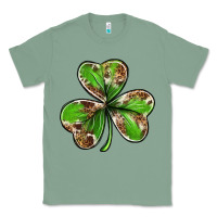 Sage Cowhide leopard shamrock 4th of july Classic Tee - Neo Western