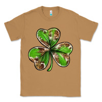 Toasted Coconut Cowhide leopard shamrock 4th of july Classic Tee - Neo Western