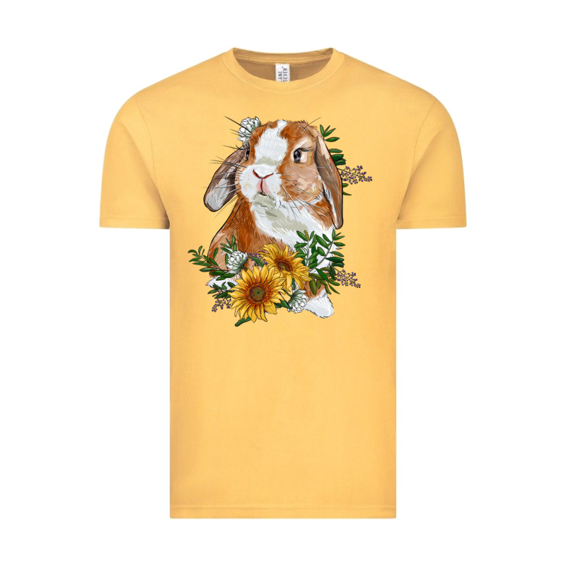 Bunny With Sunflowers Vintage Tee by RanaPortraitStore | Teevron