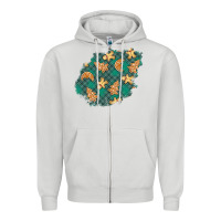 Dove Grey christmas gingerbread cookies patch Zipper Hoodie - BundleAndBundleShop