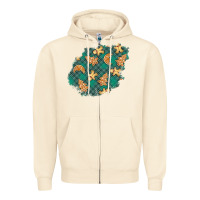 Sandshell christmas gingerbread cookies patch Zipper Hoodie - BundleAndBundleShop