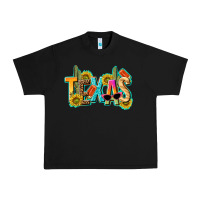 Black texas summer Urban Heavy Tee - texasbilliewilder