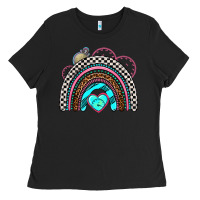 Black race rainbow Ladies Tee - AdoDesignShop
