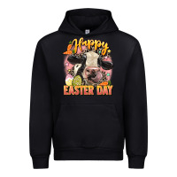 Black Happy Easter Day Urban Hoodie - LillyAllenDesigns