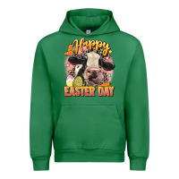 Emerald Happy Easter Day Urban Hoodie - LillyAllenDesigns