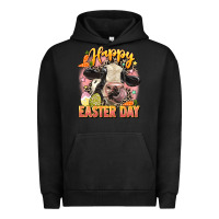 Pigment Black Happy Easter Day Urban Hoodie - LillyAllenDesigns
