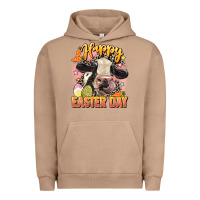 Pigment Burro Happy Easter Day Urban Hoodie - LillyAllenDesigns