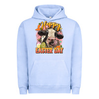 Pigment Grape Ice Happy Easter Day Urban Hoodie - LillyAllenDesigns