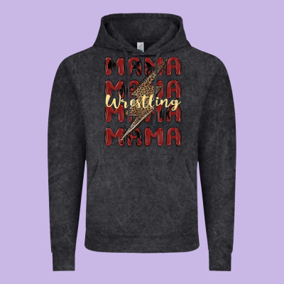 Vintage Hoodie wrestling mama