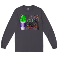 Smoke this witch needs coffee Long Sleeve Tee - CowhideDigitalArt