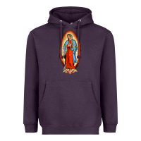 Plum our new lady of guadalupe Heavyweight Hoodie - BarkalooDesign