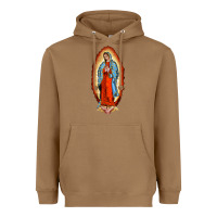 Toasted Coconut our new lady of guadalupe Heavyweight Hoodie - BarkalooDesign