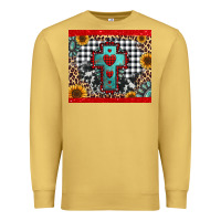 Antique Gold Christmas cross Premium Sweatshirt - Jasminsmagicworld