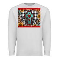 Dove Grey Christmas cross Premium Sweatshirt - Jasminsmagicworld