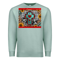 Seafoam Christmas cross Premium Sweatshirt - Jasminsmagicworld