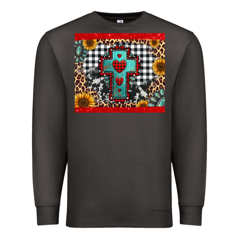 Christmas Cross Premium Sweatshirt by Jasminsmagicworld | Teevron