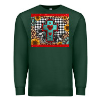 Sports Green Christmas cross Premium Sweatshirt - Jasminsmagicworld