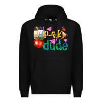 Black pre k school pencil dude Premium Hoodie - NancyCooperArtShop
