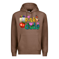 Chestnut pre k school pencil dude Premium Hoodie - NancyCooperArtShop