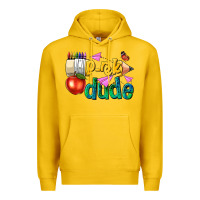 Lemon pre k school pencil dude Premium Hoodie - NancyCooperArtShop