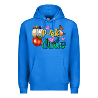 True Royal pre k school pencil dude Premium Hoodie - NancyCooperArtShop