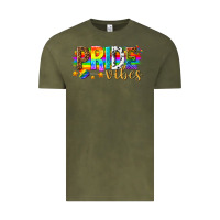 Vintage Olive pride vibes Vintage Tee - texasbilliewilder
