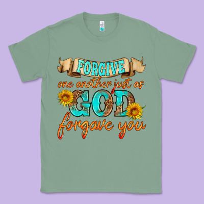 Forgive One Another Just As God Forgave You Classic Tee Designed By Hra Design Shop