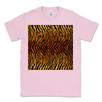 Bubblegum Pink tiger seamless pattern Classic Tee - BundleAndBundleShop