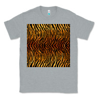Heather Grey tiger seamless pattern Classic Tee - BundleAndBundleShop