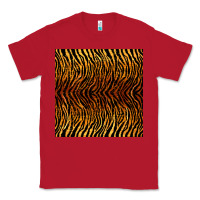 Red tiger seamless pattern Classic Tee - BundleAndBundleShop
