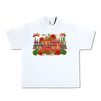 White abuela Urban Heavy Tee - Zillion Design Studio