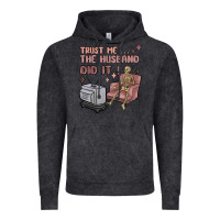 Vintage Black trust me the husband did it Vintage Hoodie - MaliasSmallBusiness